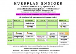 KursplanSommer 2016